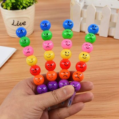 5/10Pcs Lollipop Building Block Crayon Pencil Painting Pen Kids Birthday Party Favors Pinata Fillers Back To School Stationery