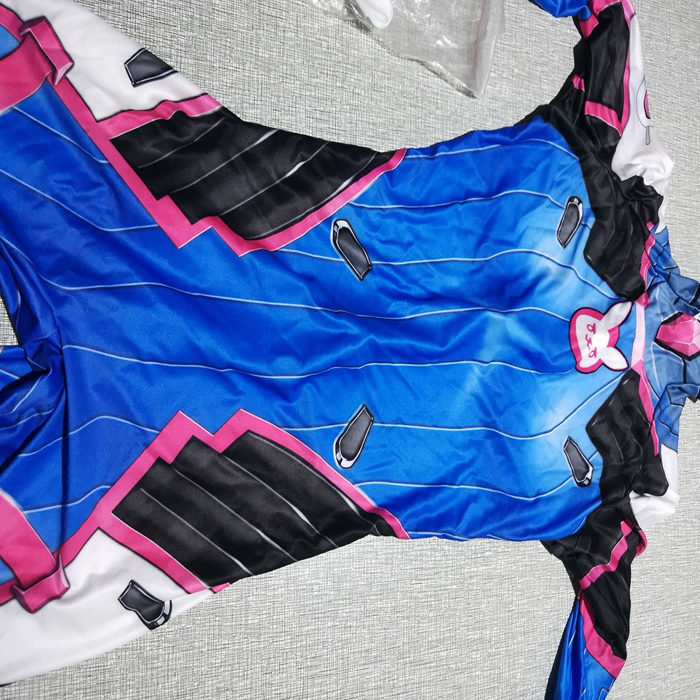 d.va Cosplay Costumes Superhero Zentai Suit dva Halloween Bodysuit