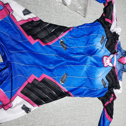 d.va Cosplay Costumes Superhero Zentai Suit dva Halloween Bodysuit