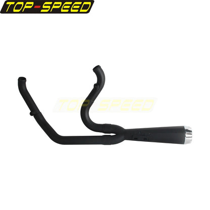 For Harley CVO Street Glide FLHXSE 2017-2025 CVO Road Glide ST FLTRXSTSE 2024-2025 2-Into-1 Exhaust Motorcycle Touring Mufflers