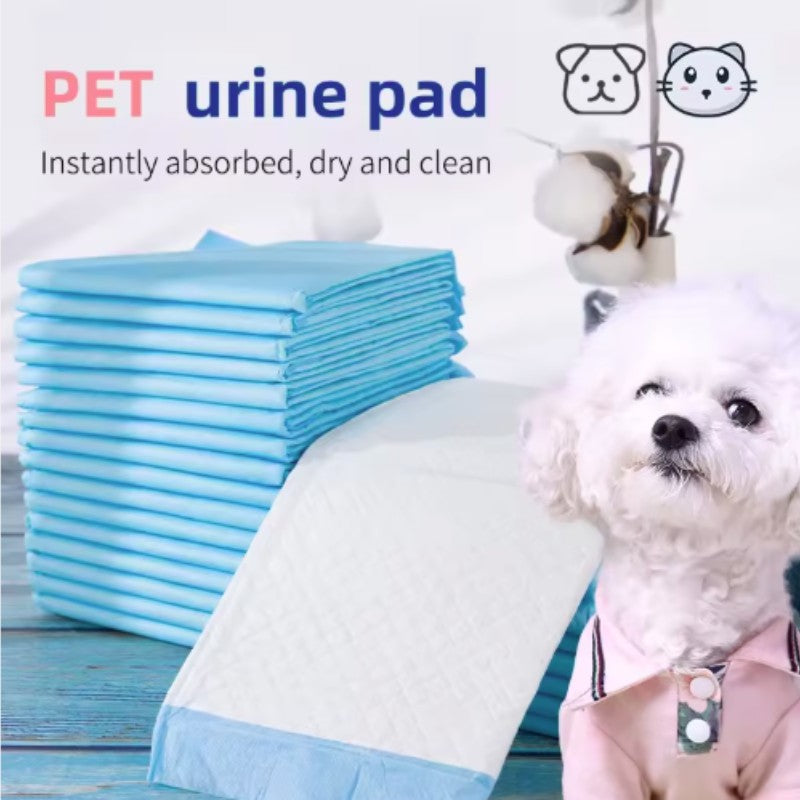 Tapetes Higiênicos Espessos Absorventes para Cães Filhotes à Prova de Vazamento Secagem Rápida Tapete de Urina Descartável