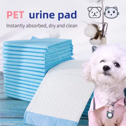 Tapetes Higiênicos Espessos Absorventes para Cães Filhotes à Prova de Vazamento Secagem Rápida Tapete de Urina Descartável