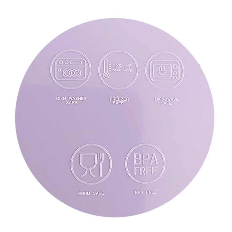 400ML Baby Silicone Bowl With Lid Children's Feeding Tableware Set Kids Waterproof Suction Bowl Dishes Kitchenware Baby Stuff