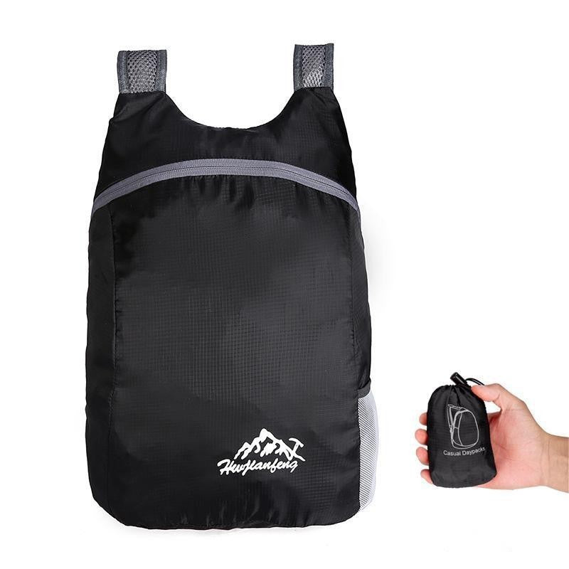 Bolsa esportiva leve para exterior mochila impermeável resistente ao desgaste mochila de viagem mochila dobrável pequena mochila de armazenamento