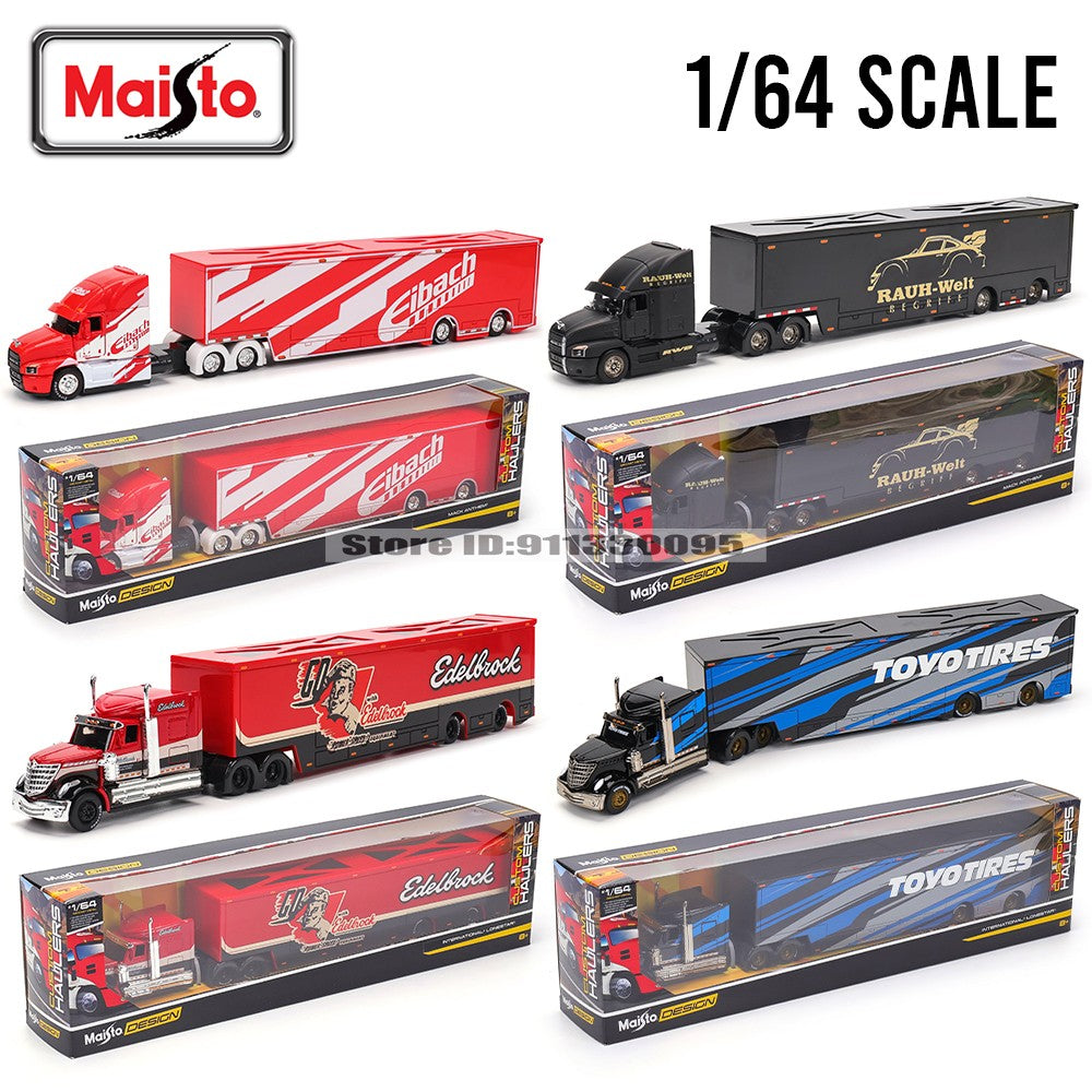 Maisto 1:64 MACK Anthem LoneStar UP Transporte Fabricação de Fundição Reboque Modelo Simulação Modelo Coleção de Carro de Liga