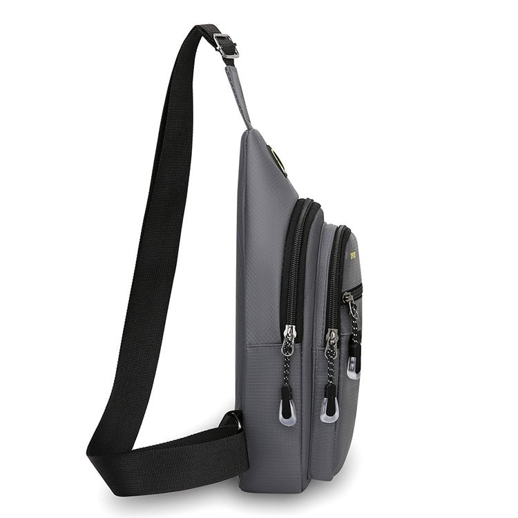 Men's chest bag - multifunctional multi compartment chest bag, durable nylon for outdoor travel, hiking and daily use, sports de
