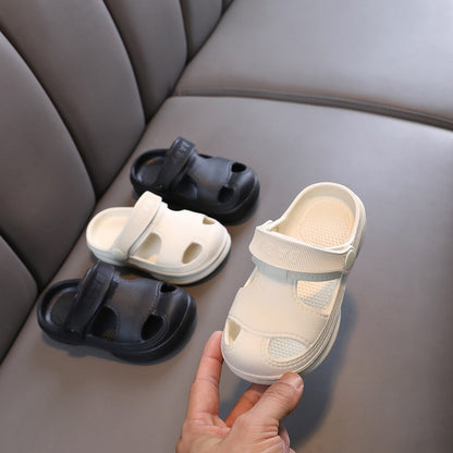 New Summer Children Shoes Non-Slip Slippers Baby Outdoor Fashion Hole Beach Sandals Slippers for Girl Boy Beach Children's Shoes