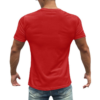 Gym Fitness Muscle Short Sleeve O-Neck Clothing Summer Mesh Breathable Quick Dry Cool T-shirt Mens Bodybuilding Running Shirts