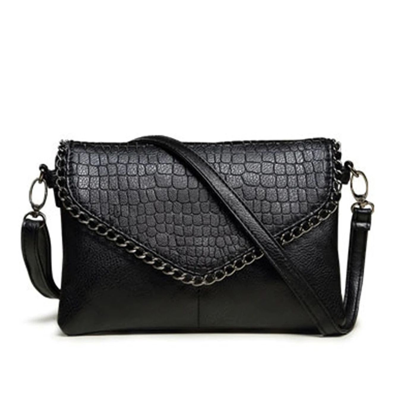 Niche Design Chain Solid-Color New Style Women's Crossbody & Shoulder Bag