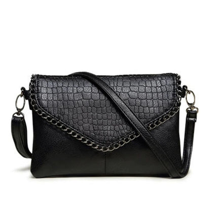 Niche Design Chain Solid-Color New Style Women's Crossbody & Shoulder Bag