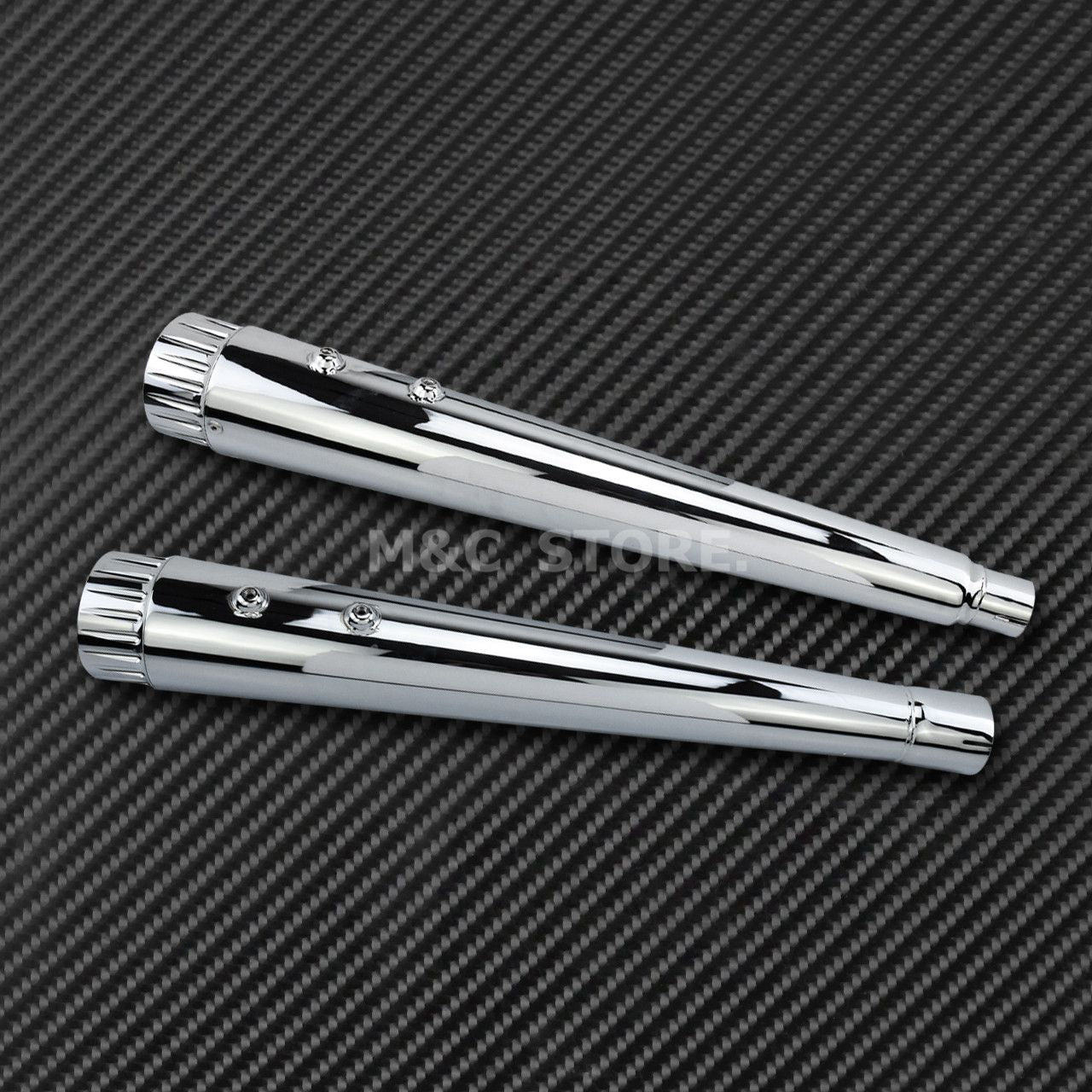 Motorcycle Megaphone Slip-On Mufflers Exhaust Pipes For Harley Touring Road Glide FLT Street Glide FLH Ultra Limited 2000-2020