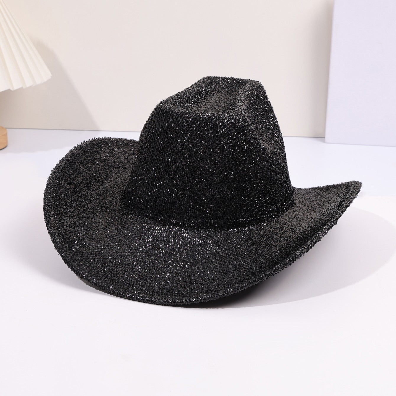 Fashionable gold party cool jazz hat sequins for boys and girls performing ball top hat personalized cowboy hat