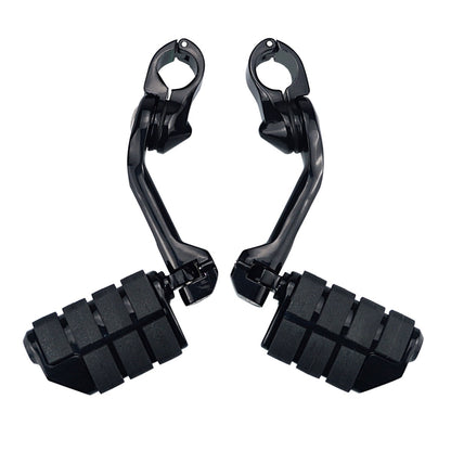 Kit de Suportes de Pedaleiras para Protetor de Motor de Motocicletas 1-1/4" Descanso de Pé para Harley Honda Davidson Road King Sportster Fat Boy Electra Glide