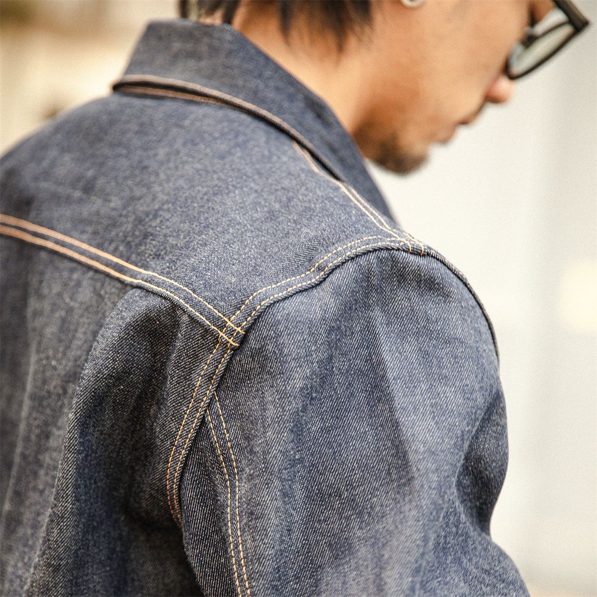 Red Tornado 506XX Jean Jacket American Casual Style Type 1 Selvedge Denim Blouse