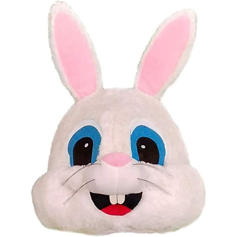 Bunny Mascot Head Costume Rabbit Animal Head Mask Cosplay Dress Halloween Party Suitparty Anime Cosplay Halloween Dress Up Party