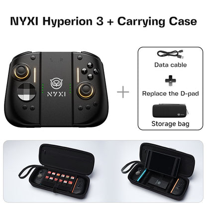 NYXI Hyperion 3 Wireless JoyPad for Switch 2 + Carrying Case + 4-in-1 RGB Charger