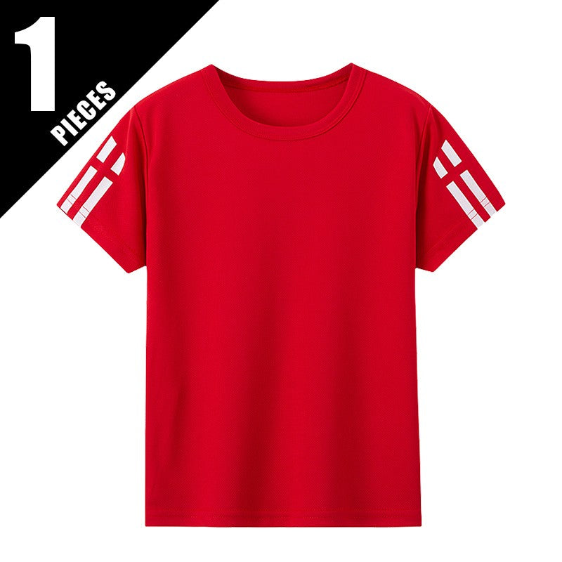 1/4 Piece Children's Fashion Printing Quick-drying Breathable Shorts Boy Running Basketball Football Joker 5 Pants Student Beach