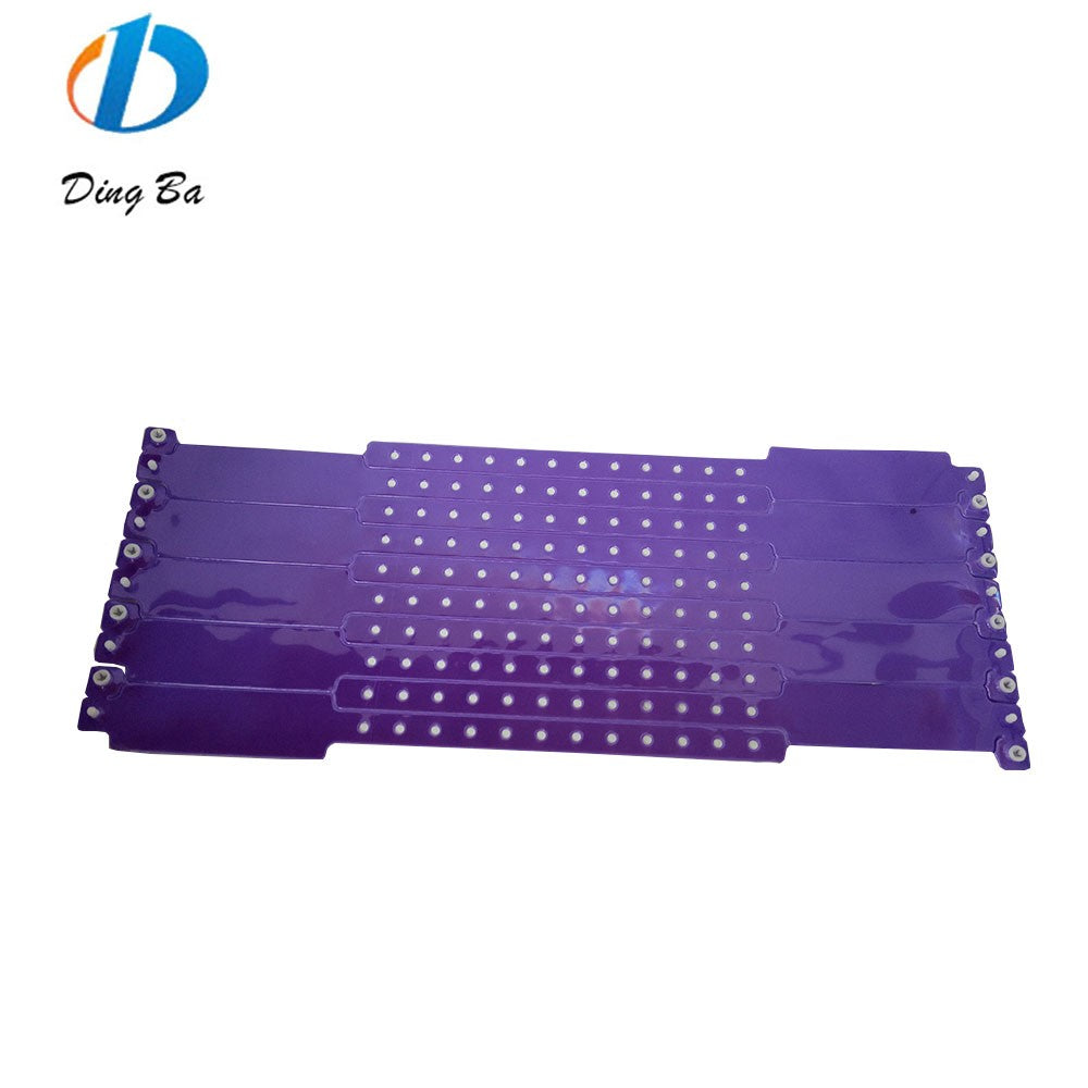1000 Pcs Neon Wristbands for Events Multicolor Vinyl Wristband Plastic Arm Band Identification Wristband with Snap for Party