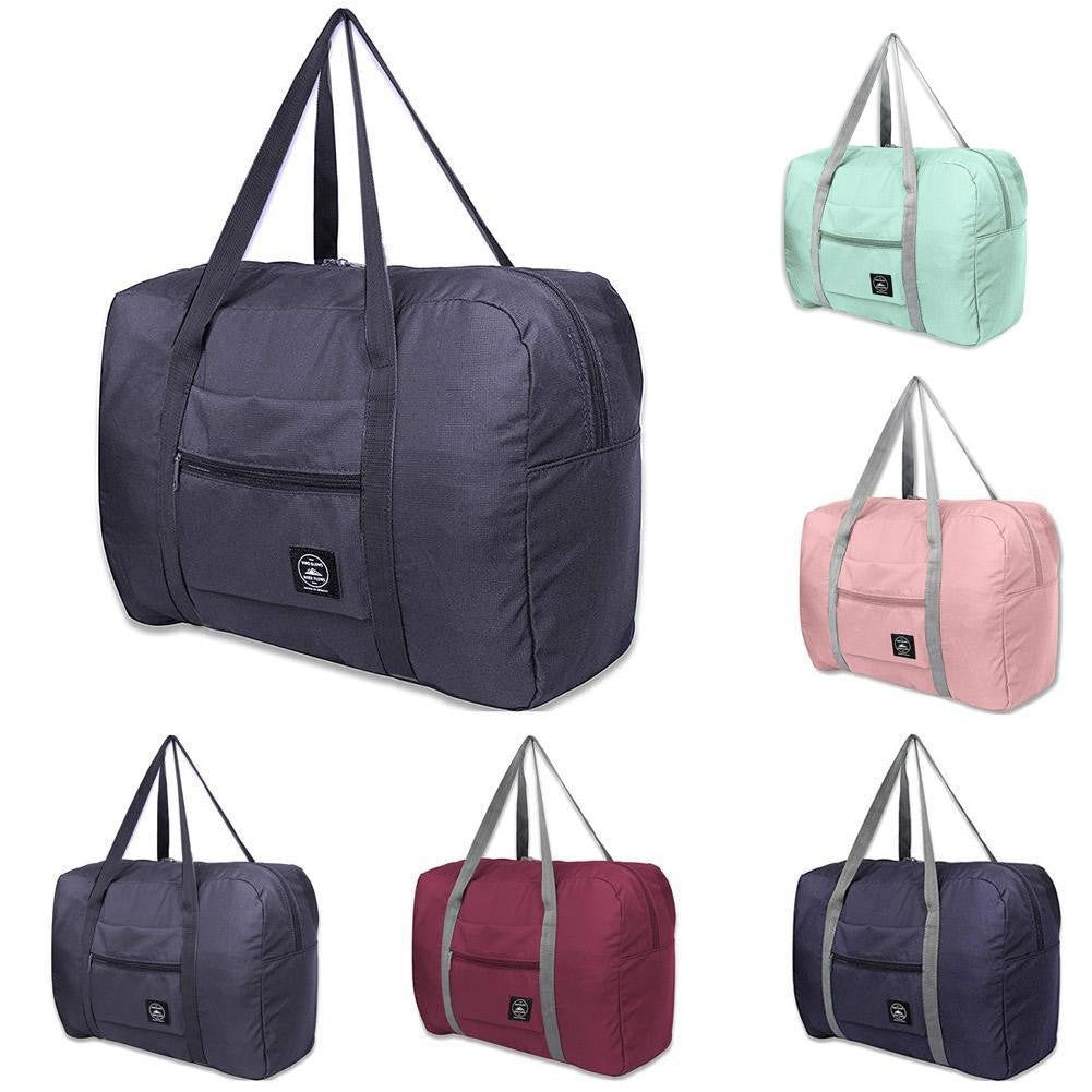 1pc Large Capacity Fashion Travel Bag Carry On Waterproof Foldable Travel Bags Gym Bag Multi-functional Clothes Storage Bag