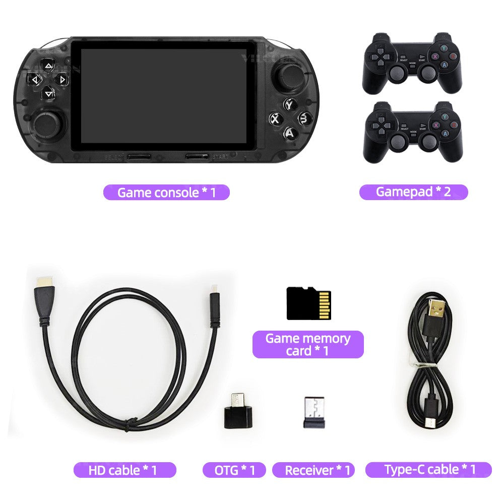VILCORN SF3000 HD Handheld Game Console for PS1 MAME Retro Emulator 4.5 inch FHD Portable Gaming Machine Christmas Gift