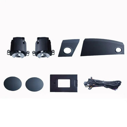 Elevador Tweeter para alto-falante com luz ambiente para Audi A6 C7 C8 A7 A4 A5 B8 B9 Q5 2017-2024 corneta de painel central Lâmpada profissional