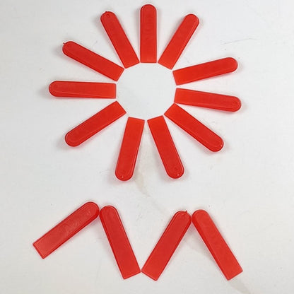 100 unidades Reutilizáveis 5 mm Cunhas Niveladoras de Plástico para Azulejos Clipes Niveladores de Piso Localizador para Assentamento de Cerâmica Ferramentas de Ajuste para Construção