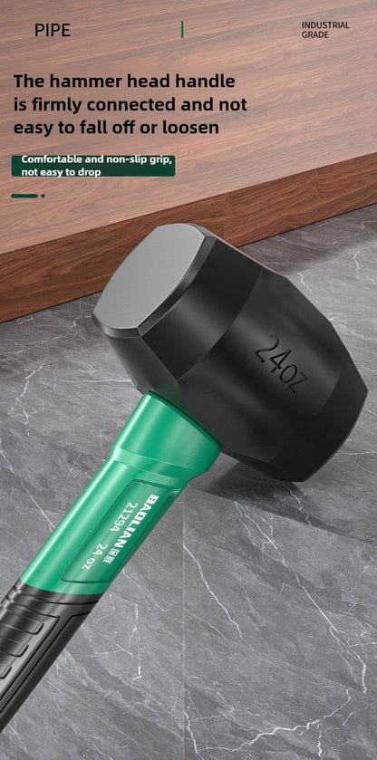 Martelo de Borracha Sólida BaoLian Grau Industrial Multifuncional à Prova de Choque para Decoração Residencial Martelo Elástico para Instalação de Azulejos