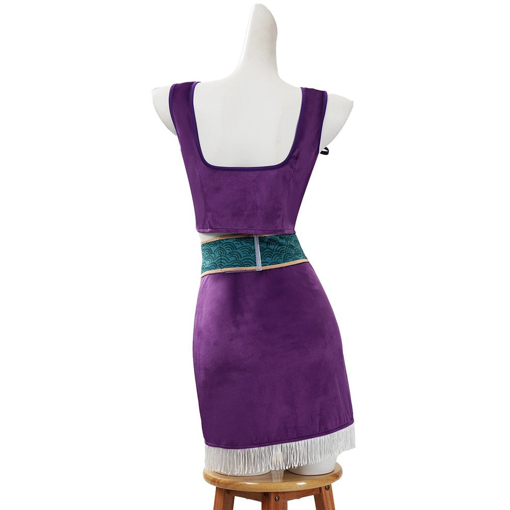 Anime Movie One Piece Nico Robin Cosplay Costume Top Skirt Belt Hat Role Play Outfit Halloween Carnival Party Performance Suit