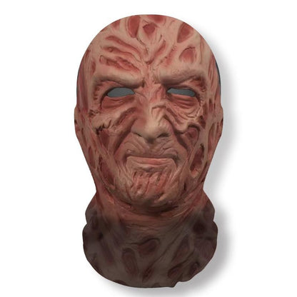 Halloween Ghost 3D Printed Mask, Stretchy Mesh Full Head Accessory, Fun Horror Cosplay Party Halloween