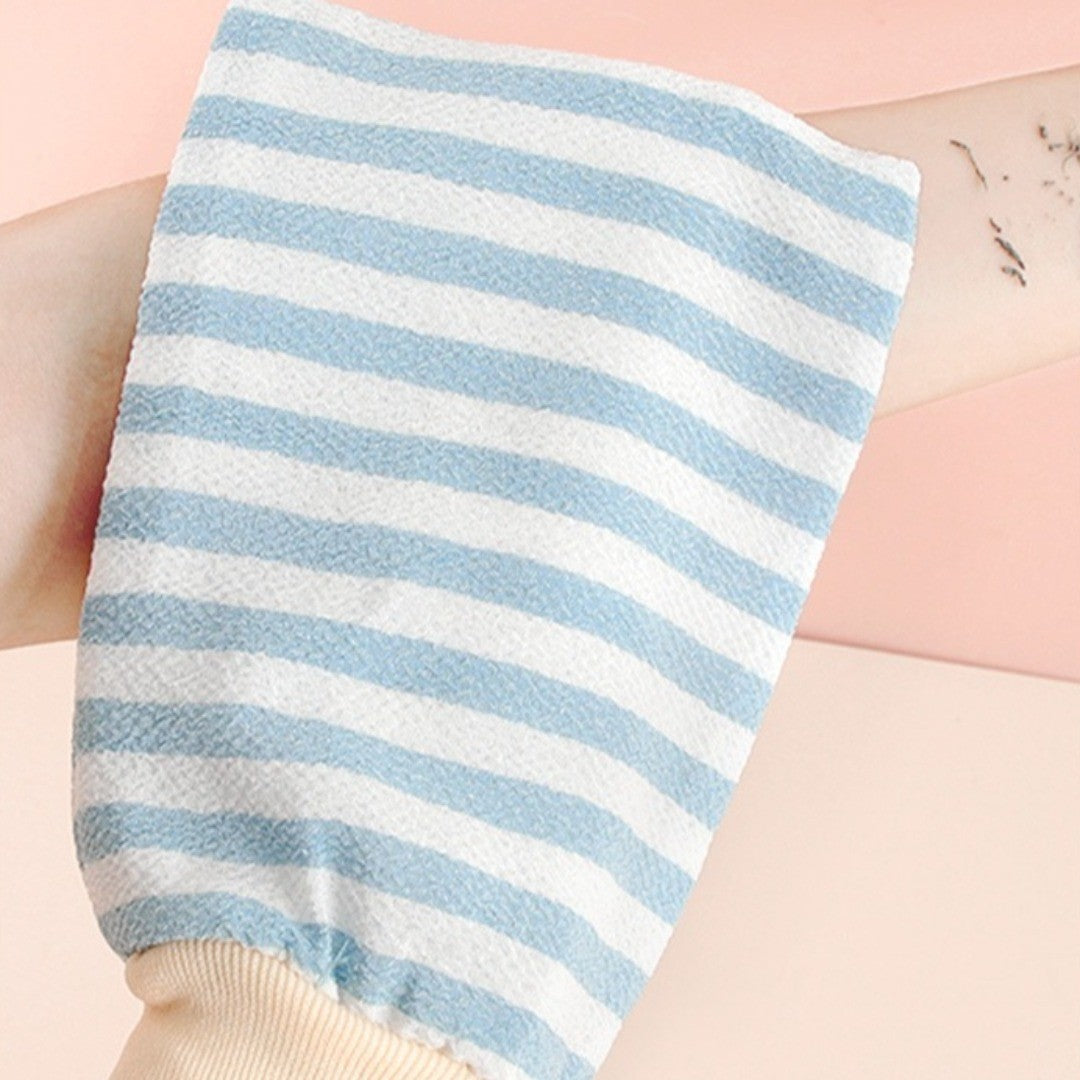1pc Exfoliating Bath Gloves Body Scrubber Gloves SPA Shower Mitt Rub Body Wash Cleaning Tool Back Massager Towel Bath Supplies