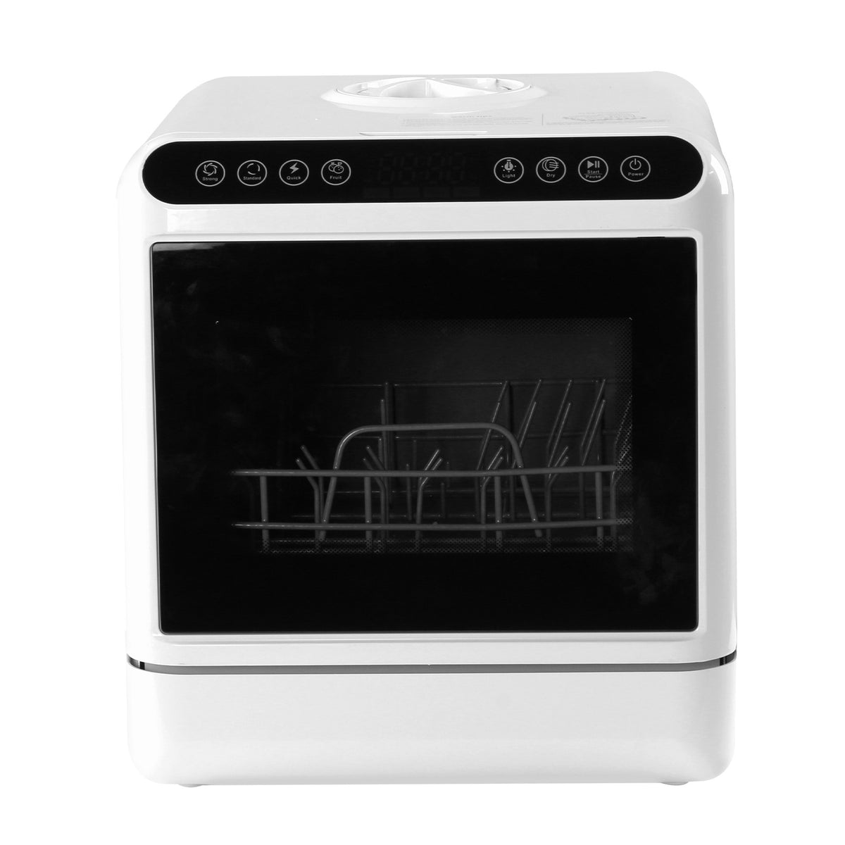 Mini Dishwasher with 6L Built-in Water Tank Automatic Dishwasher No Hookup Needed High-Temp& Air-Dry Function for Apartments