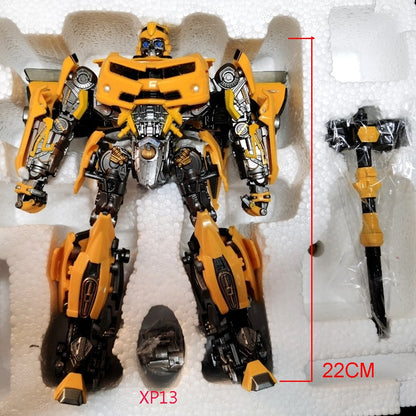 EM ESTOQUE YUEXING XP13 XP14 Brinquedos de Transformação Guerreiro Abelha Comandante OP Figura de Ação Vespa Robô de Deformação Liga Modelo Anime