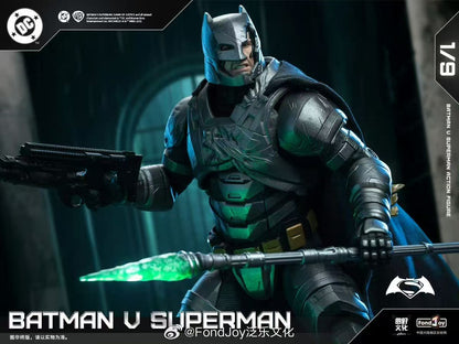 EM ESTOQUE Fondjoy BVS Set Armored Batman Battle Damaged Superman Action Figures 1/9 Batman v Superman?Dawn of Justice DC