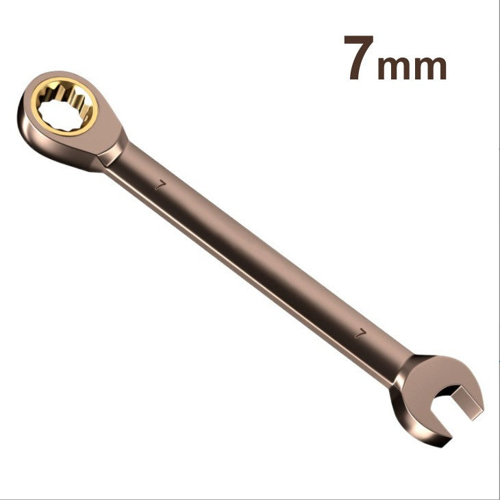 1pcs Ratchet Wrench Keys Gear Ring Tool Torque Universal Spanners for Car Repair Tools Metric