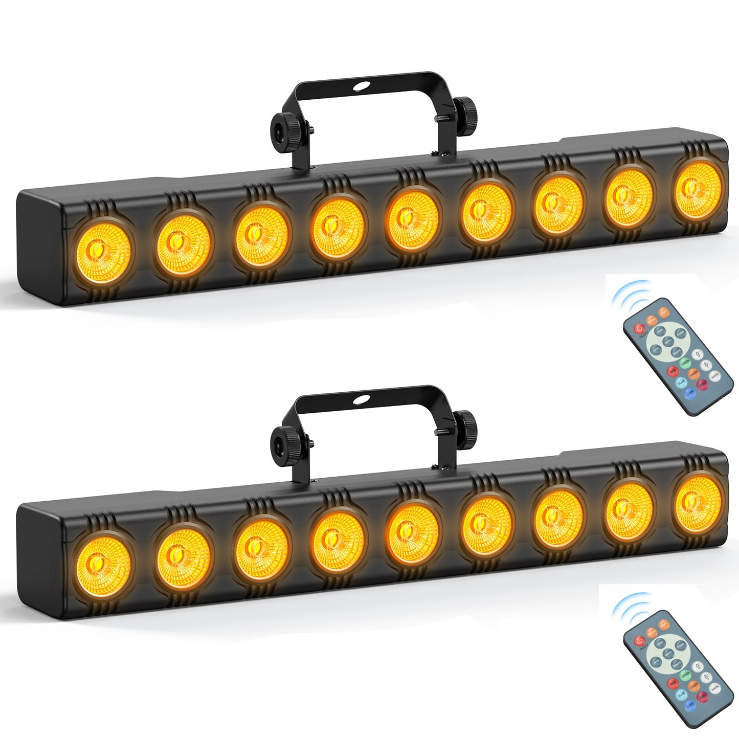 1/2/4PCS 9LEDs 4IN1 Wall Wash Lamp 36W RGBW Lights Bar Stage Lighting Effect DJ Party Lights Projection Light for Disco Theater