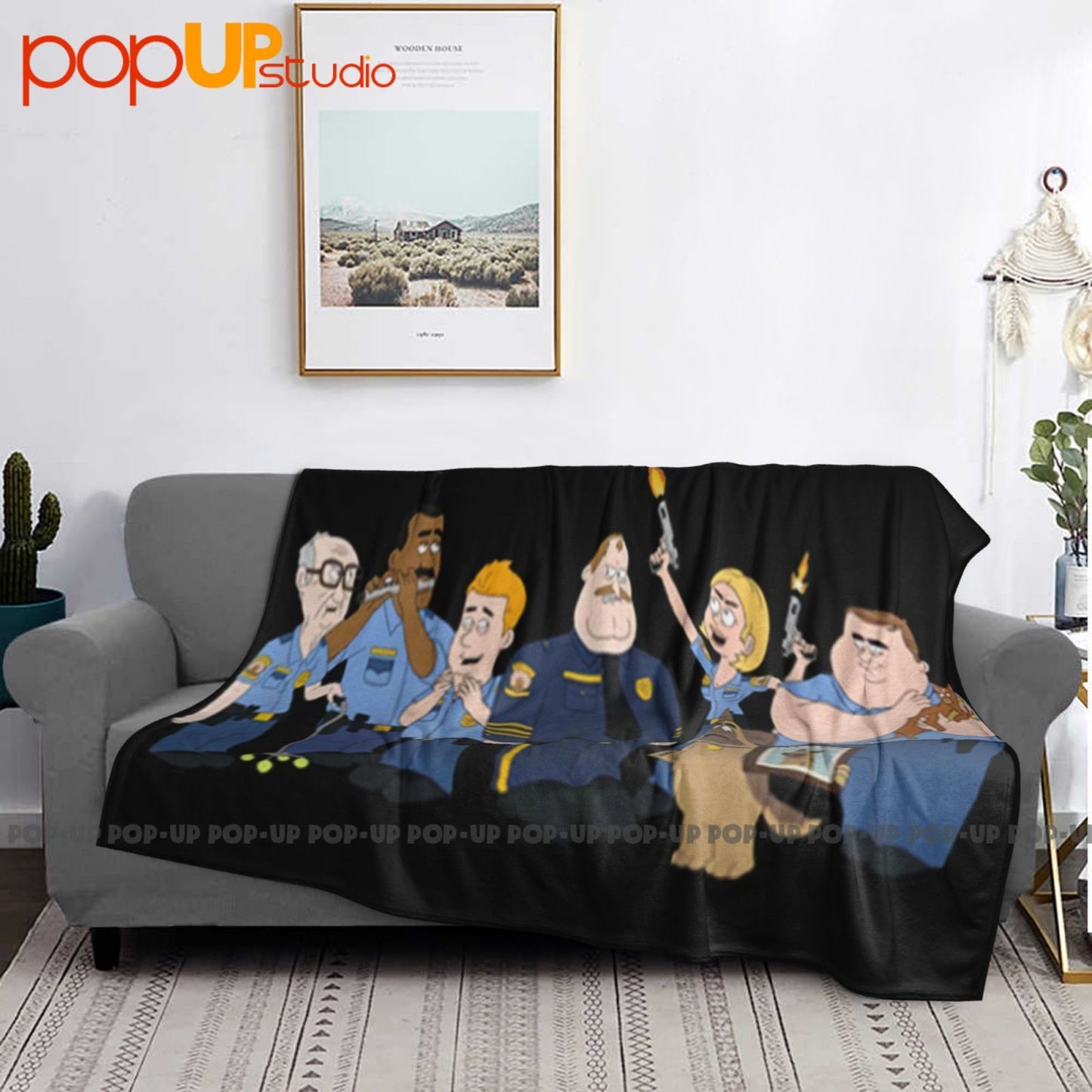 Paradise Pd American Animated Sitcom Ultra-Soft Blanket Quilt Winter Sofa Cover Bed Covers