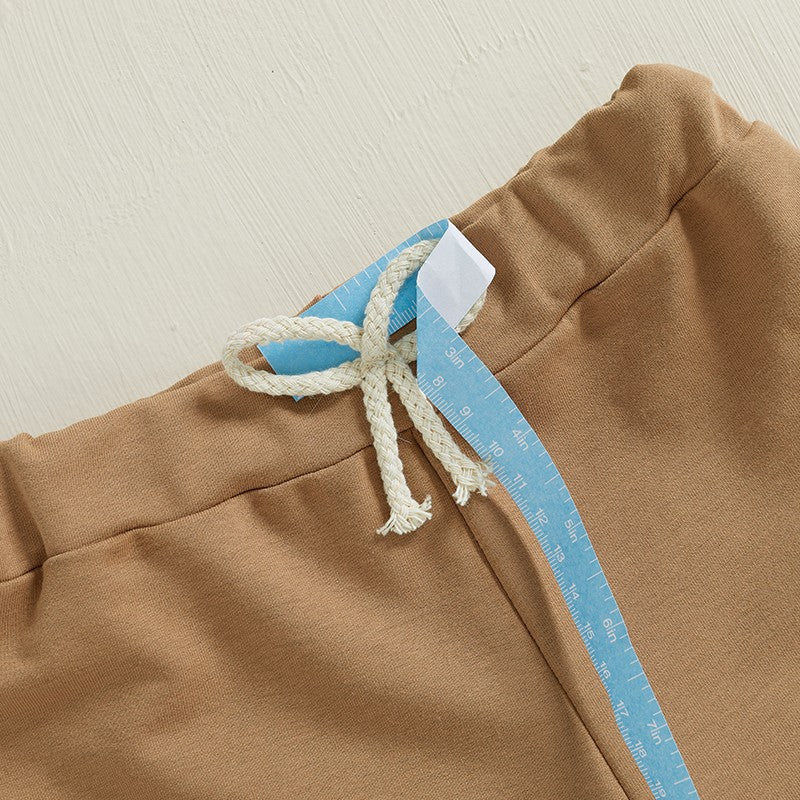 1-5Years Kids Baby Boy Autumn Clothes Outfits Plaid Print Long Sleeve Shirt and Elastic Band Pants 2 Piece Sets for Toddler