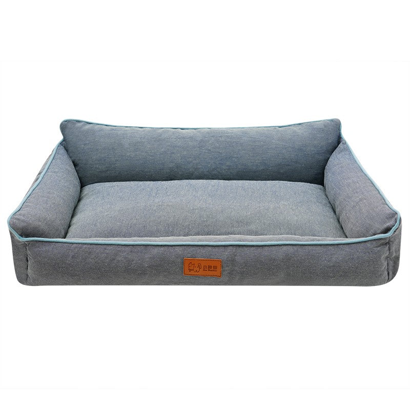 Cama de Cachorro de Inverno, Sofá Impermeável para Cães de Porte Médio, Cama de Espuma para Animais de Estimação com Capa Removível Lavável e Fundo Antiderrapante