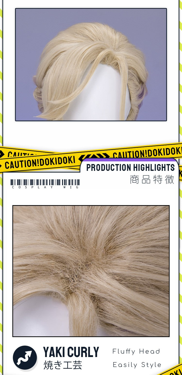 ?Ready for Ship?Idia Malleus Leona Vil Crowley Wig Game Cosplay DokiDoki Men 120cm Long Hair Fiber Idia Halloween  Free Wig Cap