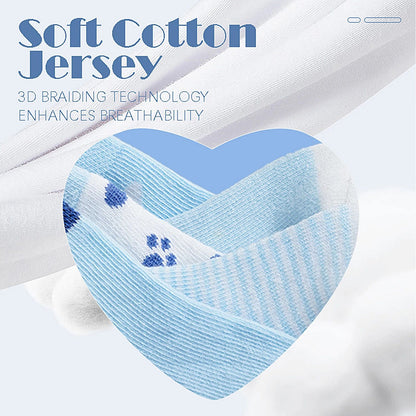 10 Pairs Baby Socks Newborn Baby Boy Girls Infant Cute Cartoons Fashion Soft Cotton Short Socks For 0-3 Years Kid's Socks