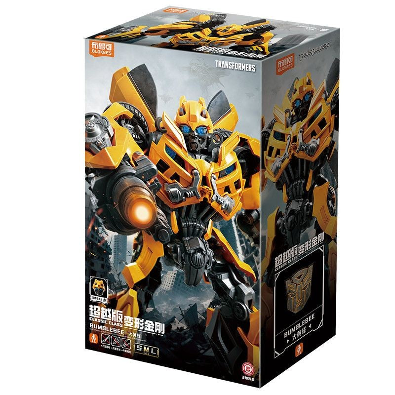 Blokees Bumblebee Megatron Action Figure Classe Clássica Estatueta Colecionável Transformável Modelo Estátua Decoração de Quarto Brinquedos de Mesa Presente