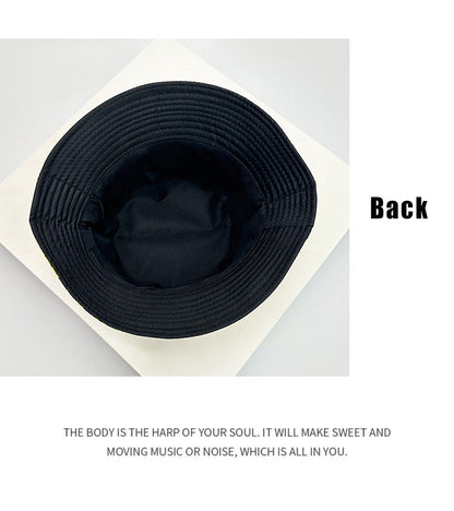 New Unisex Print Yellow Duck Bucket Hats Sunshade Double Sided Wearable Fashion Cute Casual Fisherman Caps Versatile Cartoon ins