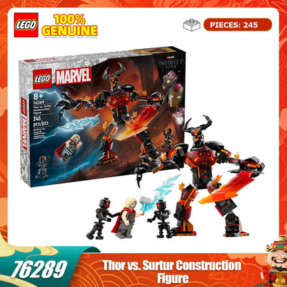 LEGO Blocos de Montar 76289 Batalha de Thor Boneco Boneca Menino e Menina Blocos de Montar Brinquedo Infantil Presente