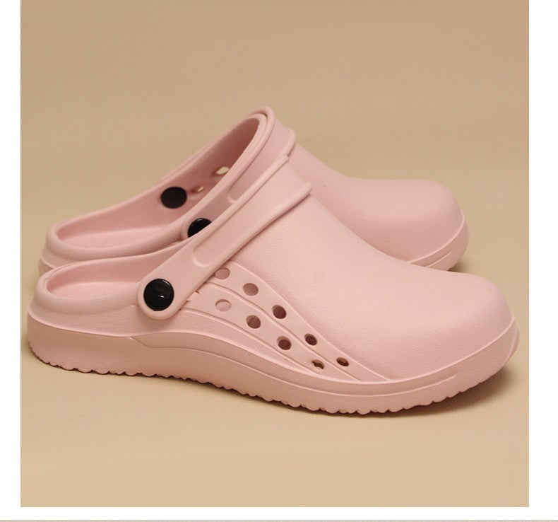 High Quality Scrub Shoes Non-slip Dentist Nursing Clogs Healthcare Service Work Slippers Soft Operating Room Protective Clogs