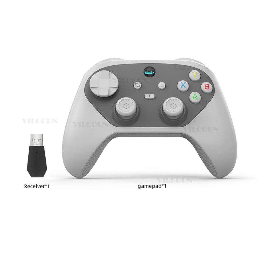 PC Wireless Game Controller Hall Joystick Trigger Mobile Gamepad for Switch/IOS/Android Support Six axis Gyro Turbo Macro M1 M2