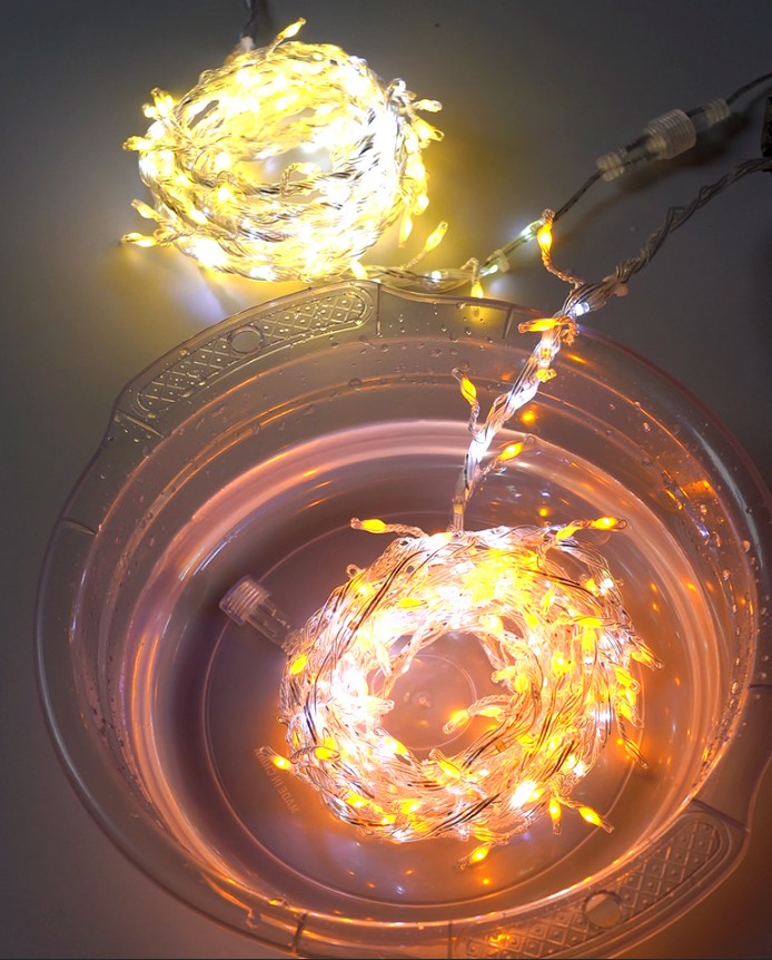 2.5M 232LED Fairy Lights String with Flat Cables Flowing Strobe Copper Wire Lights Festival Outdoor Waterproof Decorative Lights