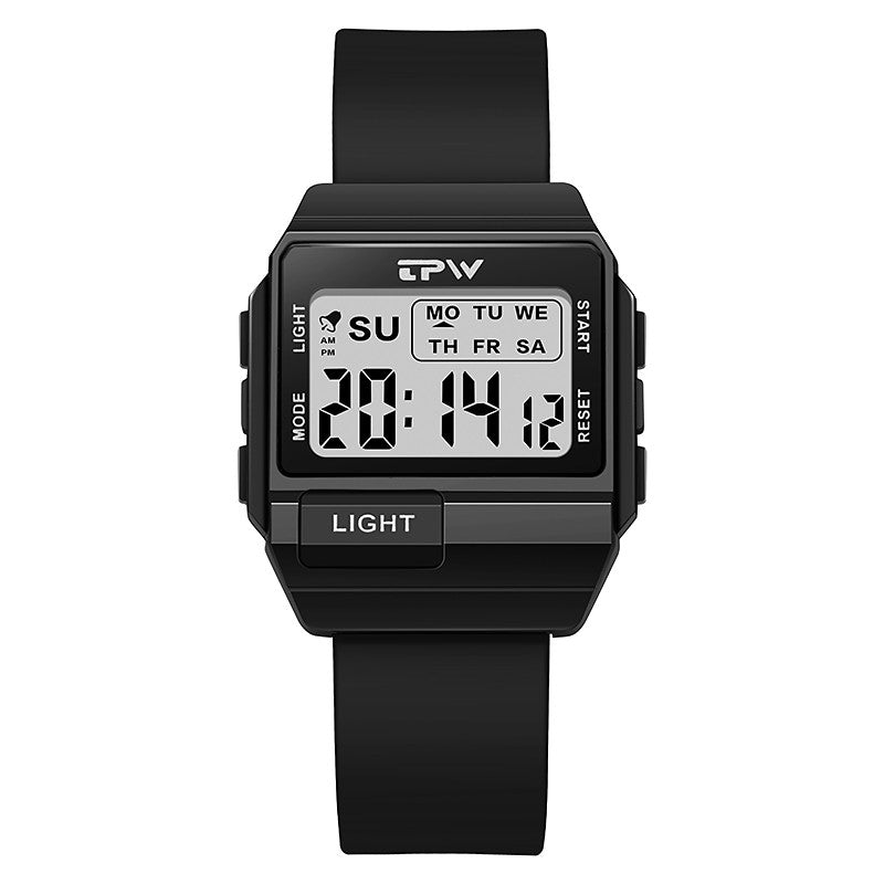 TPW 36mm Midsize Digital Watch For Women Teenage  Meter Water Resistant
