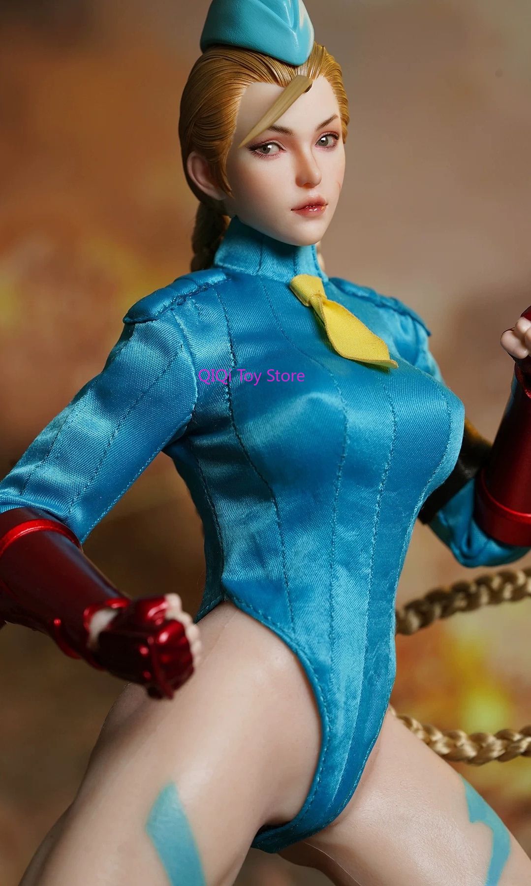 Boneca de Soldado Móvel Spot 1/6 Street Fighter Jiami Lutando com a Guerreira P020