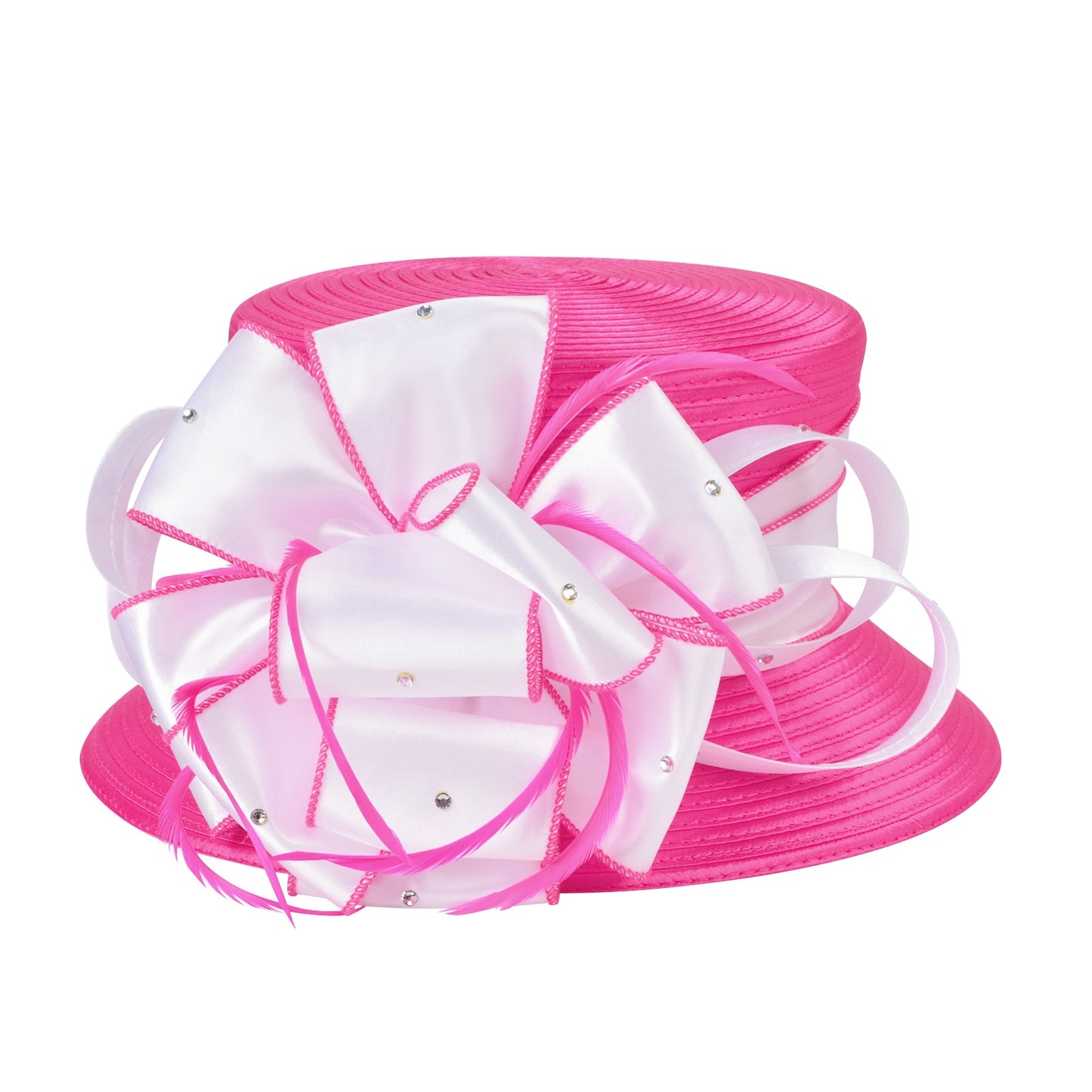 Novos Chapéus Fascinators 2025 para Mulheres Elegantes Casamentos e Chapéus de Topo para Igreja de Damas Britânicas para Mulheres Negras S10-4585