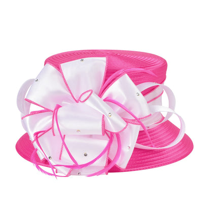 Novos Chapéus Fascinators 2025 para Mulheres Elegantes Casamentos e Chapéus de Topo para Igreja de Damas Britânicas para Mulheres Negras S10-4585
